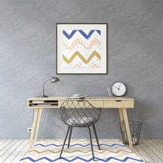 Decormat Podloga za zaščito tal Painted zigzags 120x90 cm 2 cm 