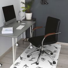 Decormat Zaščitna podloga za stol Safari 140x100 cm 2 cm 