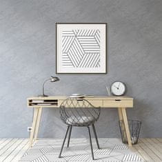 Decormat Zaščitna podloga za stol Gray 3d cubes 140x100 cm 2 cm 