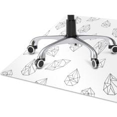 Decormat Podloga za zaščito tal Spatial lumps 140x100 cm 2 cm 
