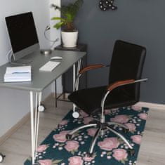 Decormat Podloga za zaščito tal Pink flowers 120x90 cm 2 cm 