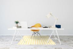 Decormat Podloga za pisarniški stol Yellow grille 120x90 cm 
