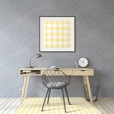 Decormat Podloga za pisarniški stol Yellow grille 120x90 cm 