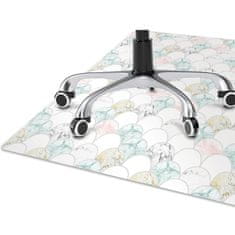 Decormat Zaščitna podloga za stol Pastel marble 140x100 cm 15 cm 