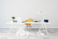 Decormat Zaščitna podloga za stol Pastel marble 140x100 cm 15 cm 