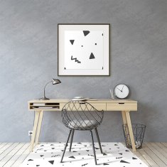 Decormat Zaščitna podloga za stol Geometric shapes 120x90 cm 2 cm 