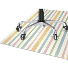Decormat Zaščitna podloga za stol Colorful lines 120x90 cm 15 cm 