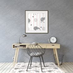 Decormat Podloga za zaščito tal Pattern birds kiwi 120x90 cm 2 cm 