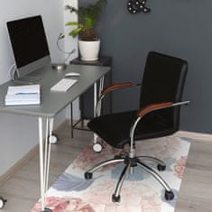 Decormat Podloga za pisalni stol Hydrangea 120x90 cm 15 cm 