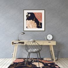 Decormat Podloga za zaščito tal Peony with a bird 140x100 cm 15 cm 