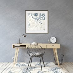 Decormat Podloga za pisalni stol Floral art 140x100 cm 2 cm 