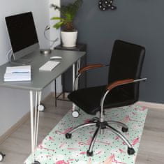 Decormat Podloga za pisalni stol Flamingos and dots 100x70 cm 