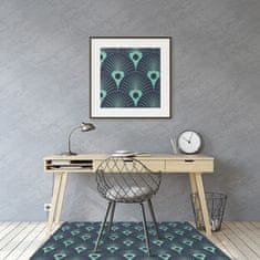 Decormat Podloga za zaščito tal Neon blue 120x90 cm 15 cm 