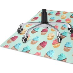 Decormat Podloga za pisalni stol Muffin muffins 120x90 cm 2 cm 
