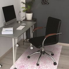 Decormat Podloga za zaščito tal Pink flowers 120x90 cm 15 cm 
