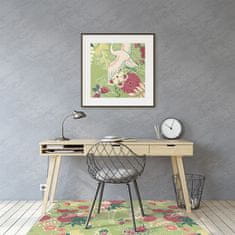 Decormat Podloga za pisalni stol Fauna and flora 140x100 cm 15 cm 