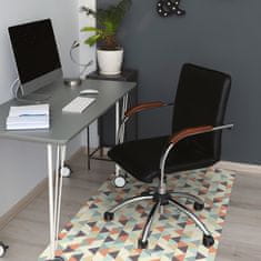 Decormat Podloga za zaščito tal Small triangles 140x100 cm 2 cm 
