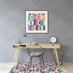 Decormat Podloga za zaščito tal Squares and wheels 120x90 cm 15 cm 