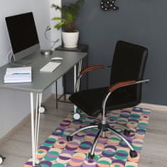 Decormat Podloga za zaščito tal Squares and wheels 120x90 cm 15 cm 