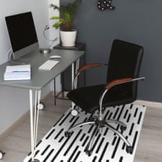Decormat Podloga za pisalni stol Intermittent lines 100x70 cm 
