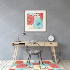 Decormat Podloga za pisalni stol Floral pattern 140x100 cm 15 cm 