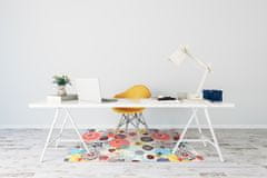 Decormat Podloga za pisalni stol Floral pattern 120x90 cm 2 cm 