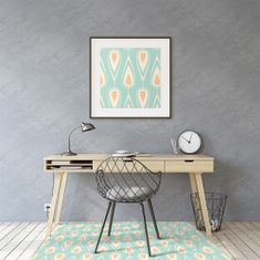 Decormat Podloga za stol Svetla dekorativna abstrakcija 100x70 cm 