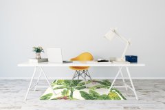 Decormat Podloga za pisalni stol Banana spots 140x100 cm 2 cm 
