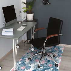 Decormat Podloga za pisalni stol Flamingos and stains 120x90 cm 15 cm 