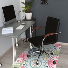 Decormat Podloga za pisalni stol Colorful flowers 140x100 cm 15 cm 