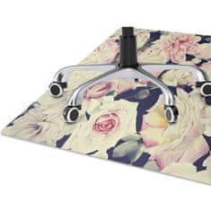 Decormat Podloga za pisalni stol White roses 120x90 cm 2 cm 