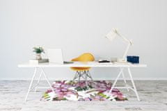 Decormat Podloga za pisalni stol Pink flowers 140x100 cm 2 cm 