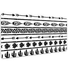 Decormat Namizna podloga Boho black and white 100x50 cm 