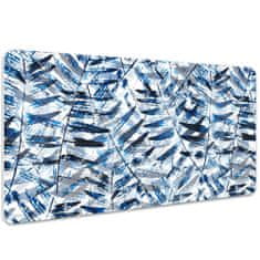 Decormat Namizna podloga Abstrakcija modrih tropskih listov 90x45 cm 