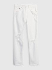 Gap Jeans hlače bílé straight high rise 27REG