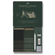 Faber-Castell Grafitni svinčnik Pitt Monochrome Graphite komplet 20 kosov
