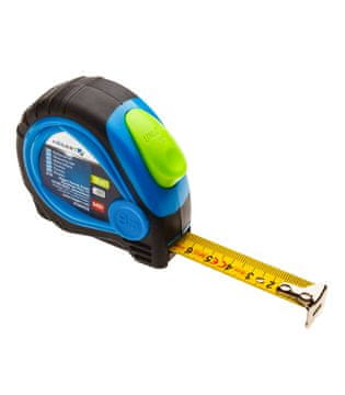 Hoegert METER TRAČNI Z ZAPONKO, 8m x 25mm, MID, TEFLONSKI PREMAZ