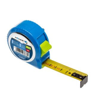 Hoegert METER TRAČNI Z ZAPONKO, 5 m x 19 mm