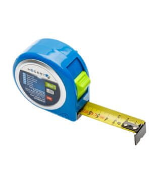 Hoegert METER TRAČNI Z ZAPONKO, 8 m x 25 mm, MID certificiran