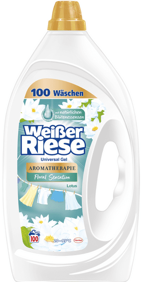 Weißer Riese Aromatheraphy gel za pranje perila, lotus, 100 pranj