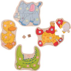 Goki Puzzle igra s kockami Živali