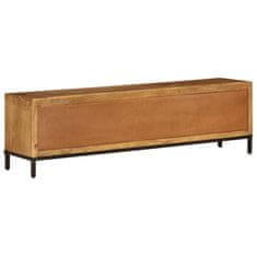 Vidaxl TV omarica iz trdnega mangovega lesa 140x30x40 cm