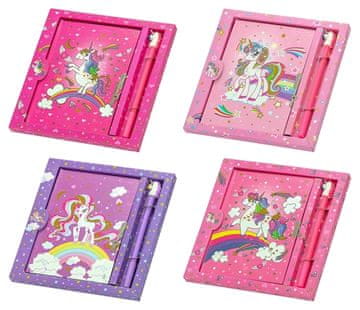 Dnevnik Unicorn s ključavnico 18,2x13,3cm