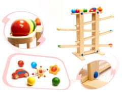 Ikonka Lesena montessori steza za žogo XXL