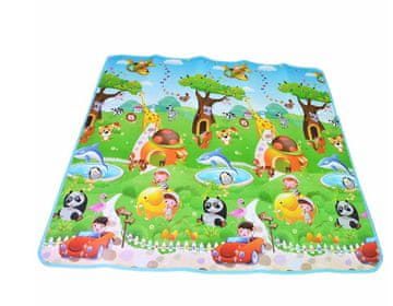 Ikonka Izobraževalna dvostranska podloga iz pene morski svet 190x170cm