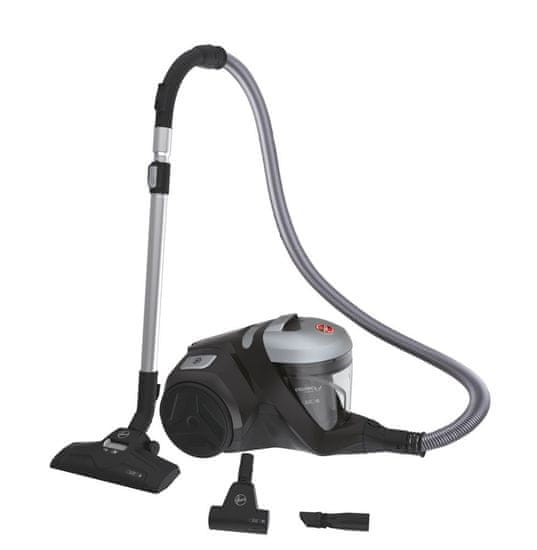 Hoover HP320PET 011 sesalnik brez vrečke, črn