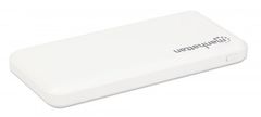 Manhattan Manhattan Power Bank, 10000 mAh, izhod: (2,1A in 1A), vhod: 2x USB-A (2,1A in 1A): (oba 2A), bela, enoletna garancija, blister