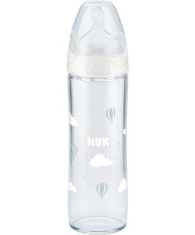 Nuk First Choice Plus steklena steklenička 240ml New Classic White