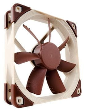Noctua Noctua NF-S12A ULN Računalniški ventilator 12 cm v bež in rjavi barvi, nizek hrup, 74.3 m³/h, 600-800 RPM
