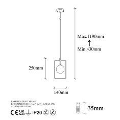 Opviq Lestenec